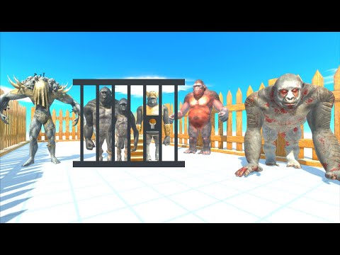 GORO EVOLVES TO SAVE PRIMATES FROM INFERNALS - ANIMAL REVOLT BATTLE SIMULATOR