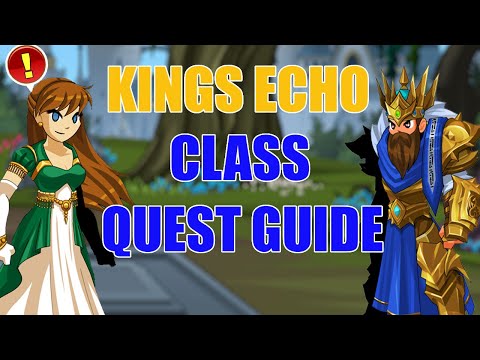 AQW Kings Echo Class Full Walkthrough | Queen Victoria Alteon Quests Guide /join terminatemple