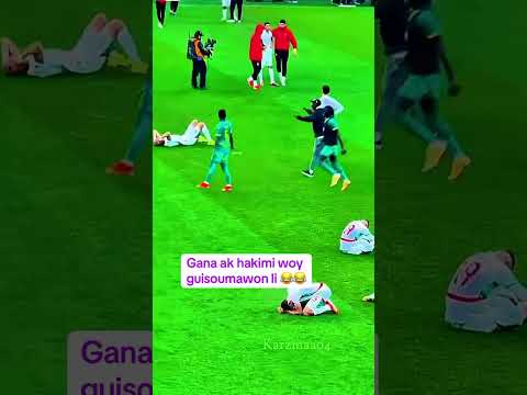 Isaac (Fils de Gana Gueye🇸🇳) chambre lui aussi Hakimi🇲🇦 comme son père