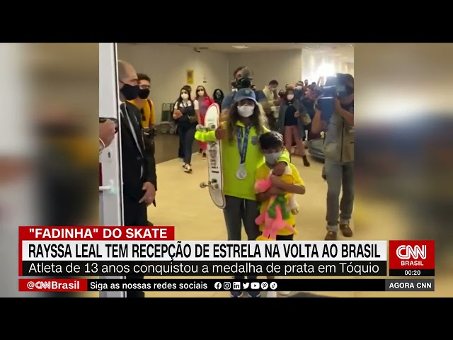 Rayssa Leal dispensa festa na chegada ao Brasil e diz que vai curtir a família Rayssa Leal dispensa festa na chegada ao Brasil e diz que vai curtir a família