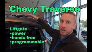 Chevrolet Traverse hands free liftgate