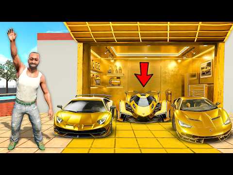 😱Franklin Found Secret Gold Garage in Indian Bike Driving 3D