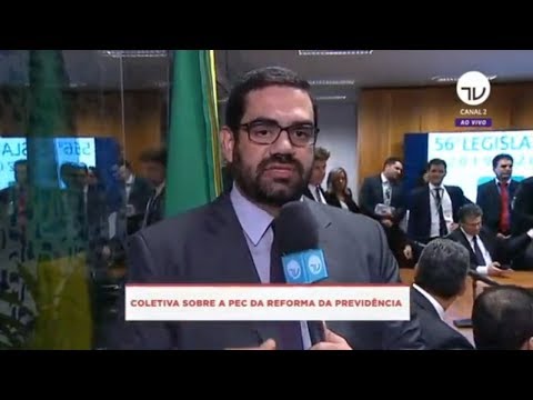 Entrevista coletiva com o relator da reforma da Previdência - 12/06/19