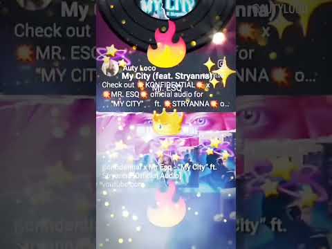 Check KONFIDENTIAL x MR. ESQ official audio for "MY CITY" ft STRYANNA @konfidential @MrESQ