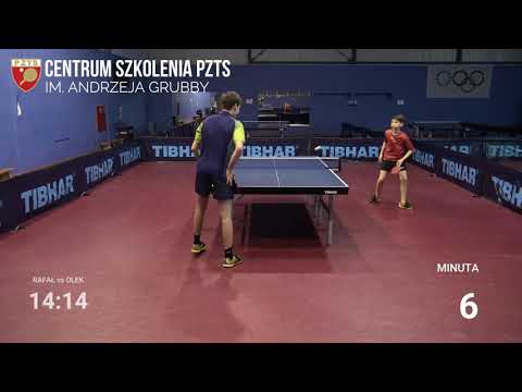 Nowa formuła tenisa stołowego | 13sto minutowy mecz | Aleksander Majchrzak vs Rafał Formela
