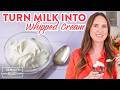 How To Make Whipped Cream Without Heavy Cream