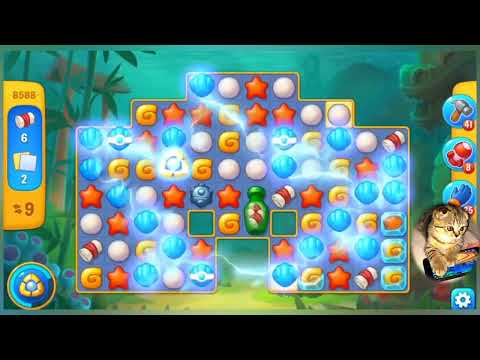 Fishdom 2022, no Boosters, 8588  level  -  прохождение без бустеров,  8588  уровень.