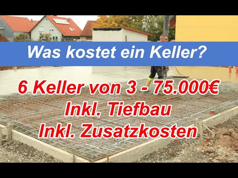 What does a basement cost, including excavation and additional costs? 6 basements compared. Part ...