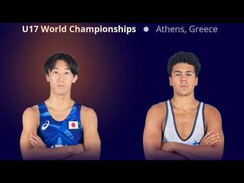 ARSHAVIR DARAKHSHANIFARA (FIN) - KODAI IWASAKI (JPN) U17 WORLD CHAMPIONSHIP, QUALIFICATION, FS 65KG,