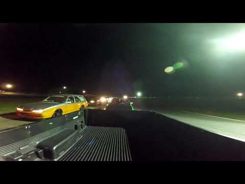 Roll racing brisbane oct2018 Skyline r32 vs BA XR6 ute