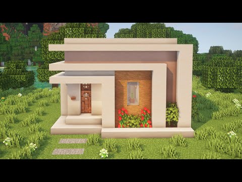 Minecraft Tutorial | How to Build a Modern House - Small