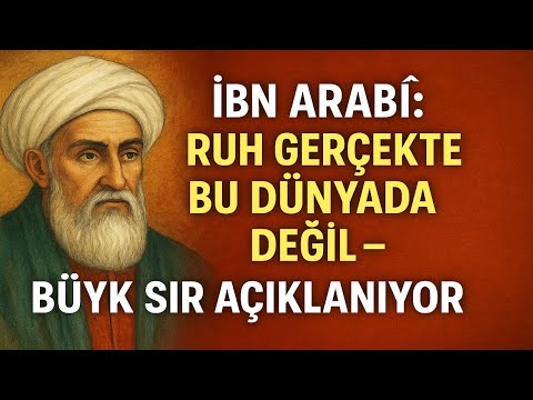 İbn Arabî: Ruh Gerçekte Bu Dünyada Değil – Büyük Sır Açıklanıyor