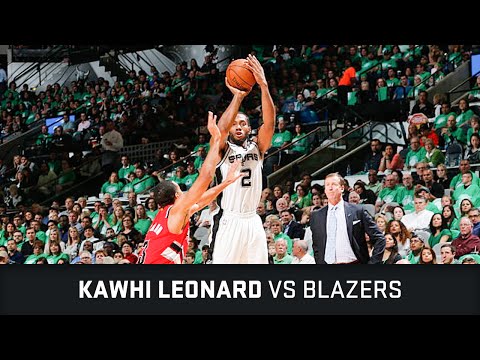 Kawhi Leonard Highlights: 22 PTS, 3 BLK vs Blazers (17.03.2016)
