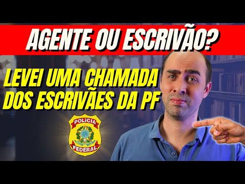 Agente ou Escrivão da PF: um contraponto necessário!