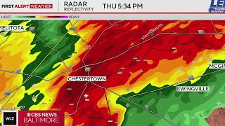First Alert Weather: Extended coverage of Maryland's tornado watch