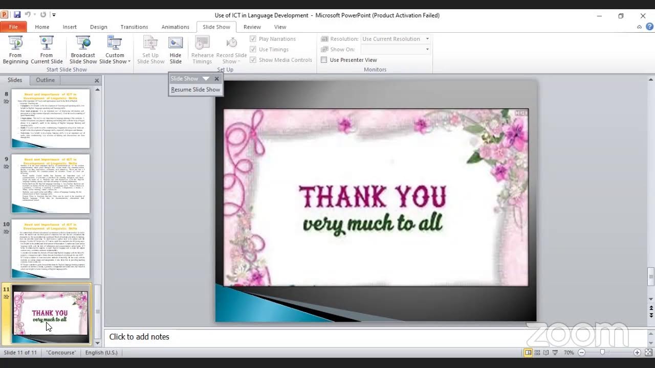 ICT Integration in Language Instructions