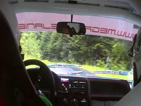 Łukasz Jusiak / Nikodem Piwowarski Opel Corsa A Gsi on-board Rajd ''Biecki 2011" Biecz 24-07-2011