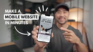 How To Make a Mobile-Friendly Website in Canva (Bonus Website Template)