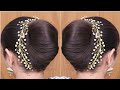 Wedding Juda Bun Hairstyle | Easy Juda Hairstyles For Ladies | Wedding Hairstyle For Long Hair