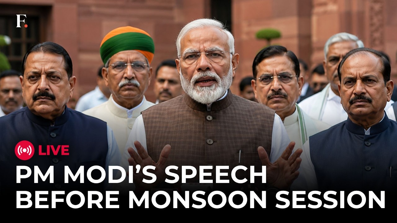 PM Modi LIVE: PM Modi's Big Message Before Parliament's Monsoon Session | Opposition on Notice?