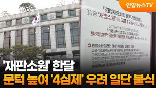 '재판소원' 한달…문턱 높여 '4심제' 우려 일단 불식 / 연합뉴스TV (YonhapnewsTV)