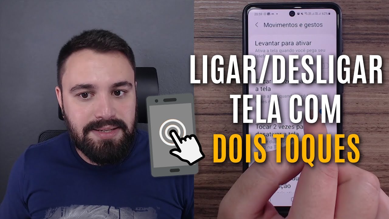 Thumbnail do vídeo sobre como ligar e desligar o celular