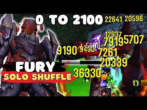 0 to 2100 FURY WARRIOR Solo Shuffle CLIMB with TIPS | WoW Dragonflight PvP 10.0.5