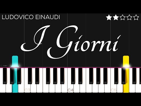 Ludovico Einaudi - I Giorni | EASY Piano Tutorial