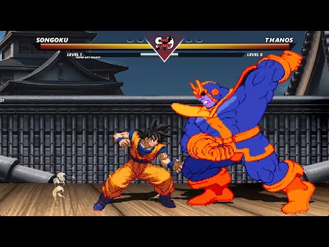 GOKU ULTRA INSTINCT VS THANOS - VERY EXCITING FIGHT WITH FULL POWER !