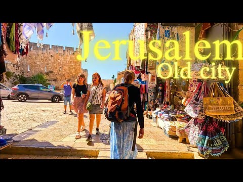 Old City Market Vibes: A Jerusalem Experience,4k video-2023--welcome