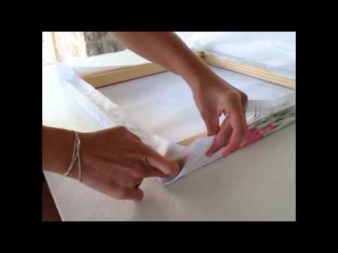 comment monter toile sur chassis