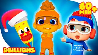 Magic Pencil! Hide and Seek with Baby DB | Mega Compilation | D Billions Kids Songs