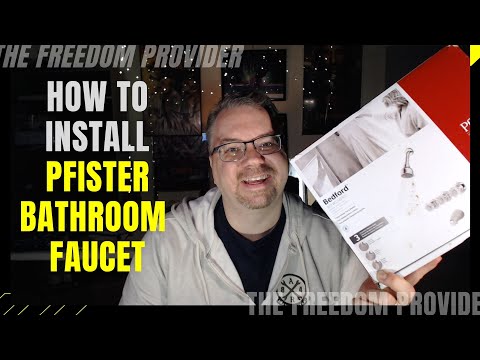 How to install a shower faucet Pfister Bedford...