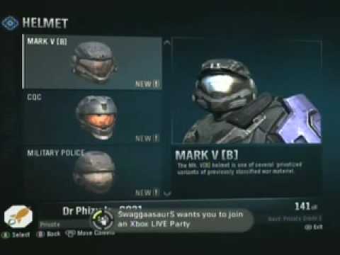 Halo: Reach Armor Customization