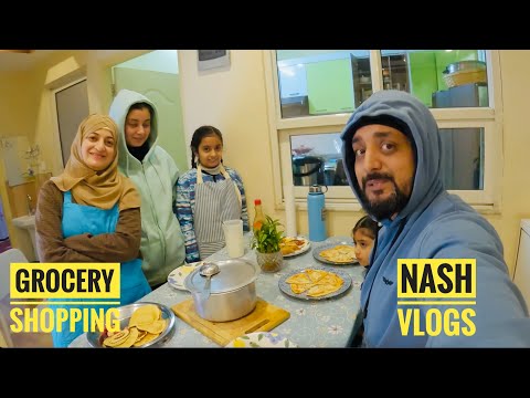 GROCERY SHOPPING and HOME MADE PIZZA.