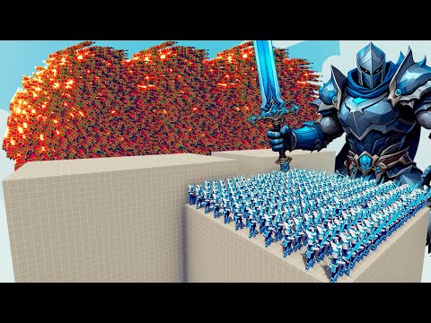 200x KRO KNIGHT + 1x GIANT vs EVERY GOD - Totally Accurate Battle Simulator TABS