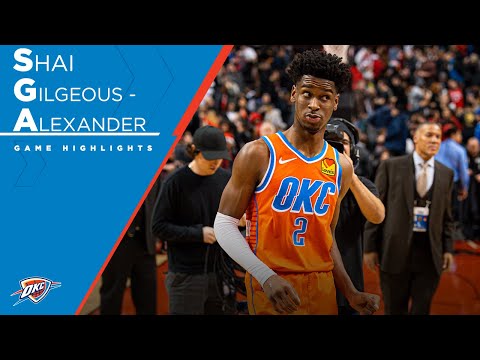 Shai Gilgeous-Alexander Scores 32 PTS And Hits The Game-Winner In His Toronto Homecoming