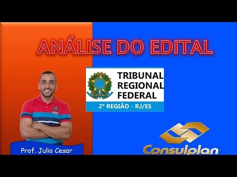 Concurso TRF/2016 - Análise do Edital