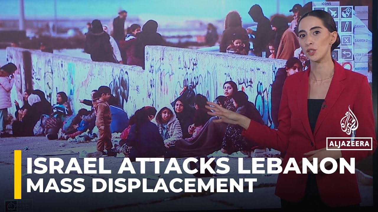 Israel attacks Lebanon: Mass displacement amid escalating strikes