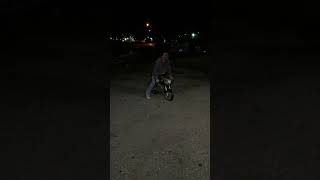 How not to ride a pocket rocket