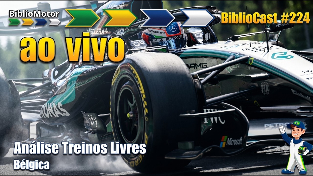 F1 - GP da Bélgica - Análise dos Treinos Livres | BIBLIOMOTOR | AO VIVO