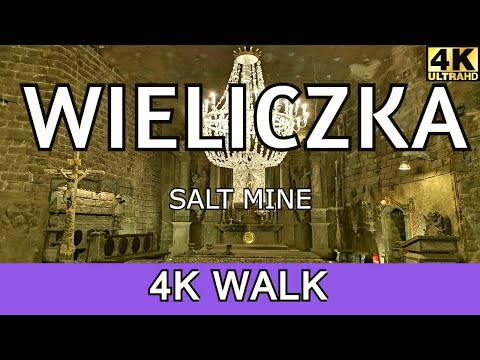 Wieliczka Salt Mine 4K Poland - walking in Wieliczka  [ MUSIC]