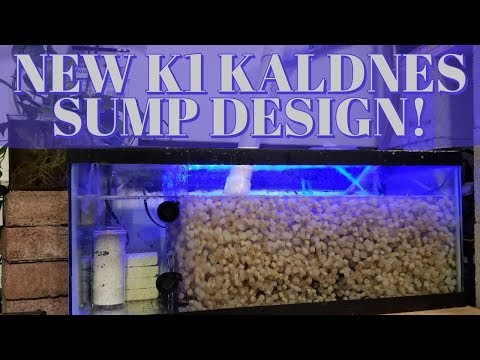 New K1 Kaldnes Aquarium Filtration Design!