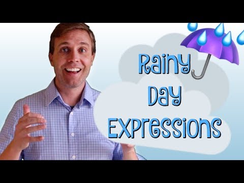Useful English Expressions | Rain, Rain, Rain 