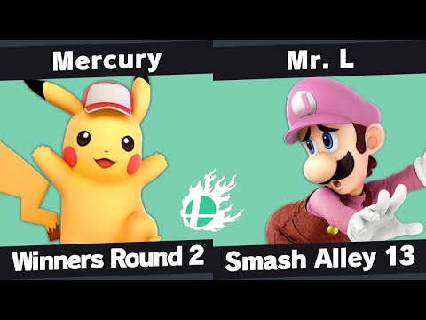 Smash Alley 13 - Mercury (Pikachu) vs Mr. L (Luigi) - Winners Round 2