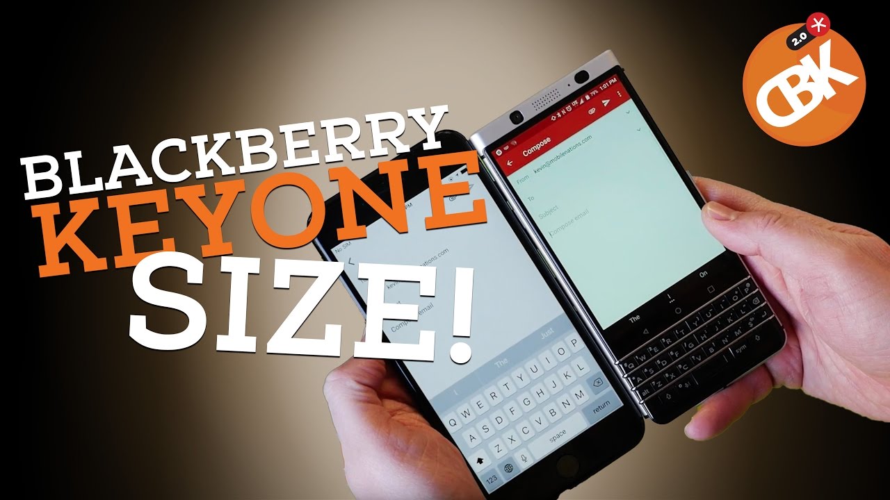 BlackBerry KEYone gets Sized Up!
