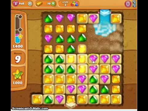 Diamond Digger Saga Level 3 3 Stars No Boosts