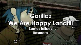 Gorillaz - We Are Happy Landfill (Visual Oficial) Subtitulado en Español (HD)