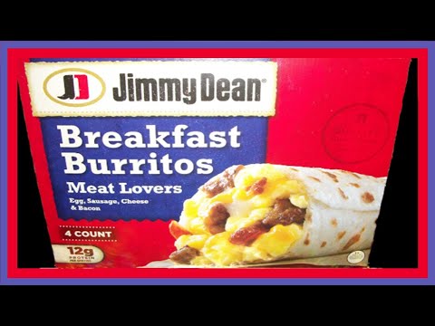 Jimmy Dean Breakfast Burritos Meat Lovers REVIEW