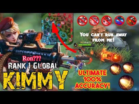 100% Ultimate Accuracy! Kimmy Intense Game play | Best Build 2020 Season 17 By  Ron??? | MLBB